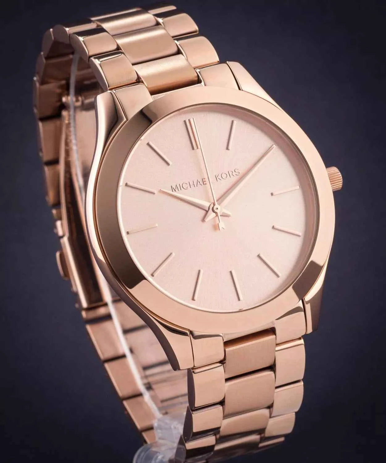 Michael Kors Slim Runway MK3197 Women's Rose Gold Stainless Steel Watch