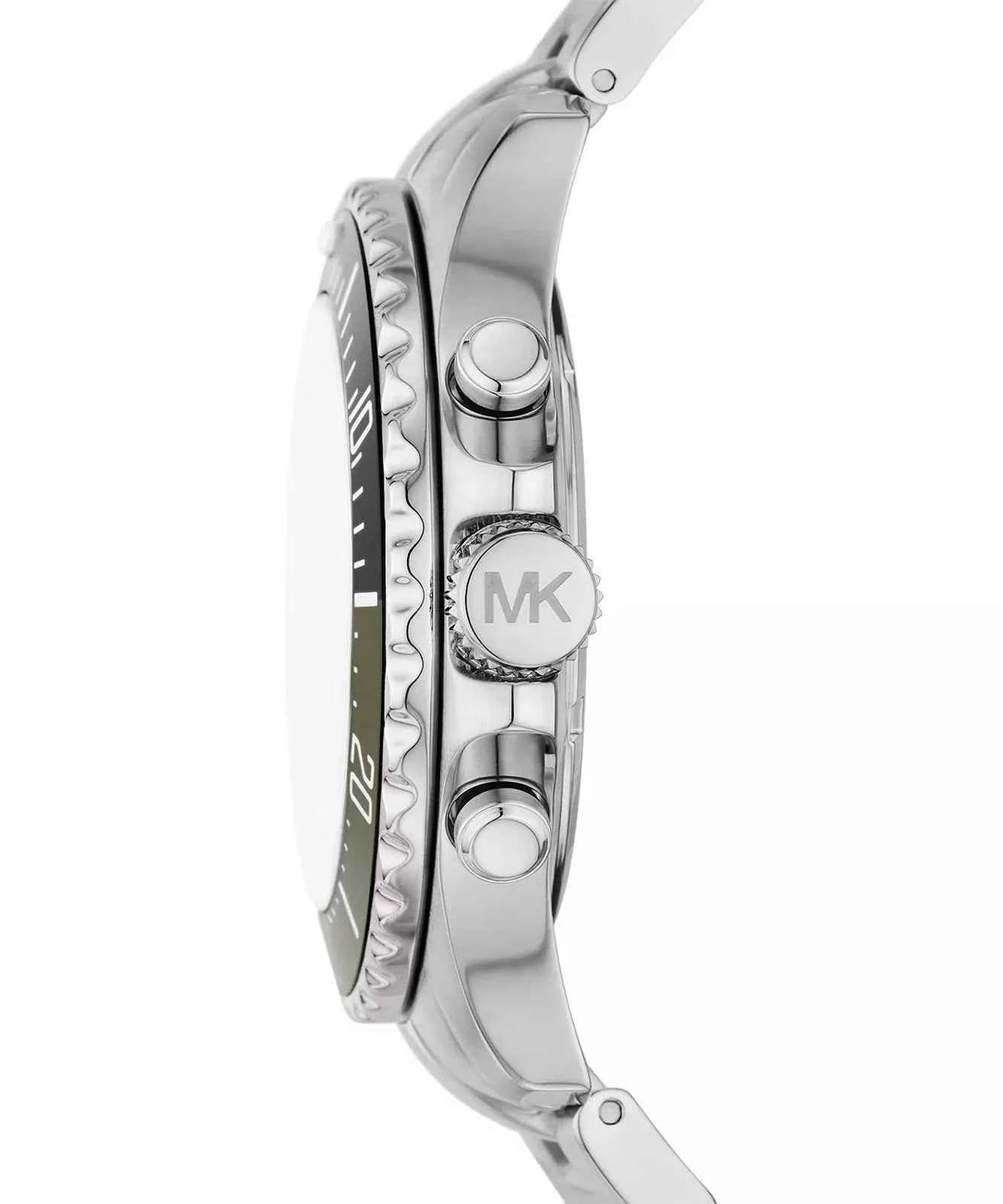 Michael Kors Everest MK8976 Men's Black Dial Silver Stainless Steel Chronograph Watch