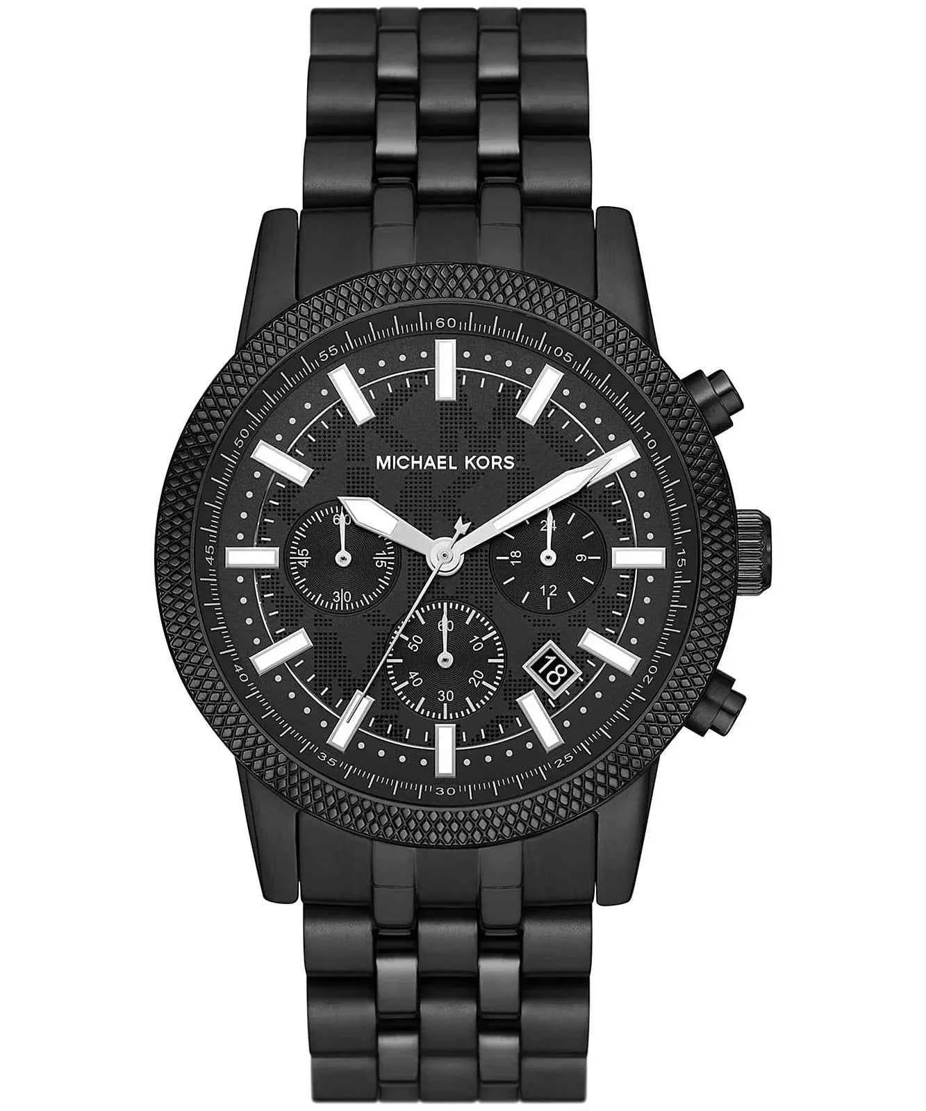 Michael Kors Hutton MK9089 Men's Black Dial Chronograph Watch