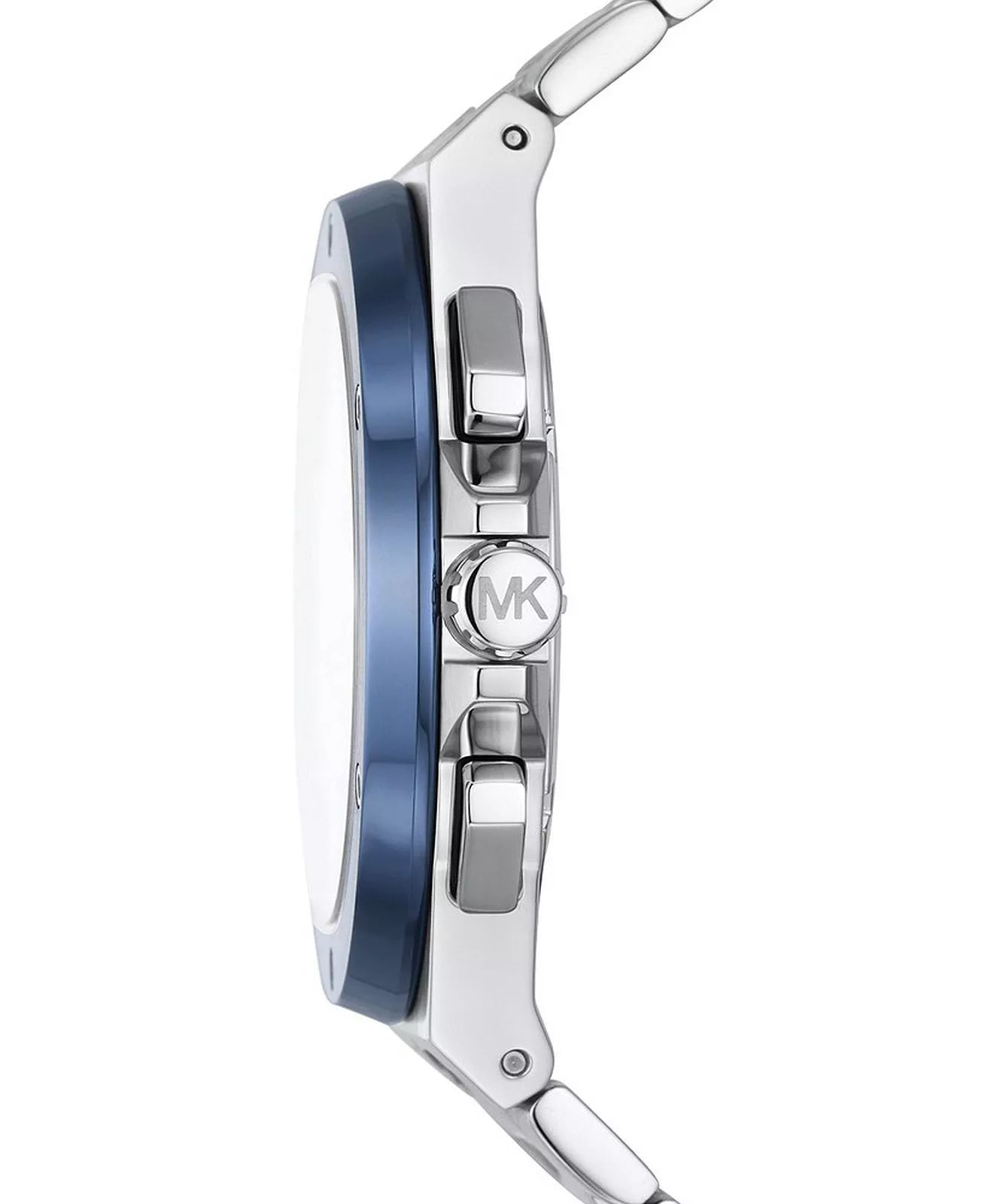 Side profile of Michael Kors Lennox MK8938 stainless steel men's watch