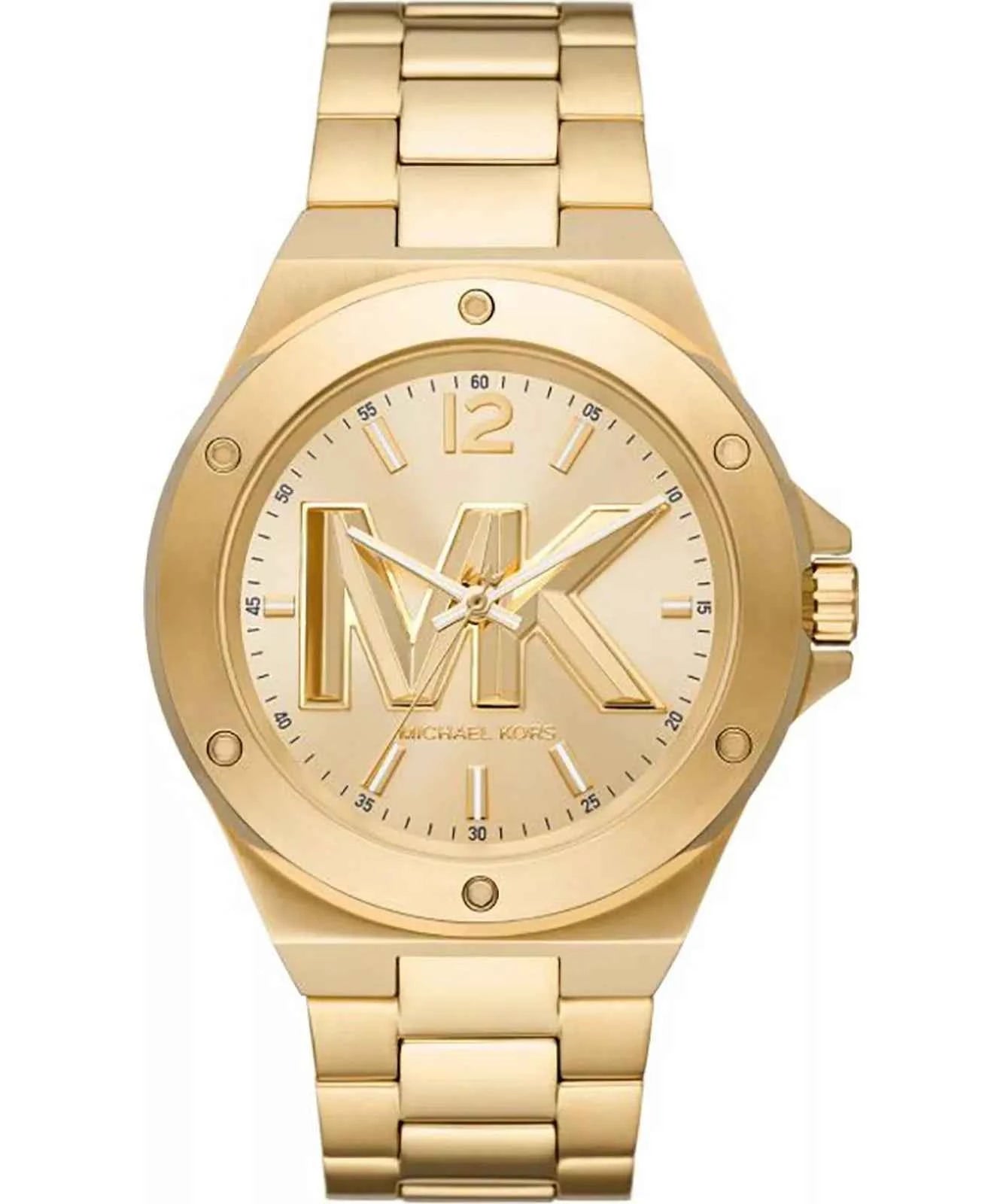 Michael Kors Lennox MK8939 Men's Gold Dial Gold Stainless Steel Watch
