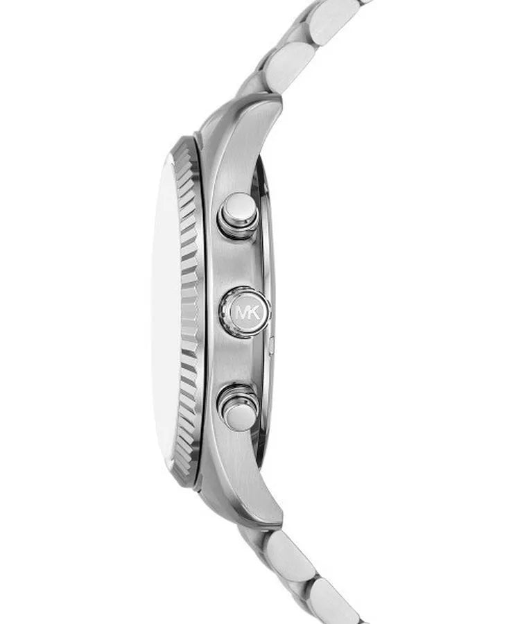 Michael Kors MK1091SET chronograph watch gift set with stainless steel bracelet