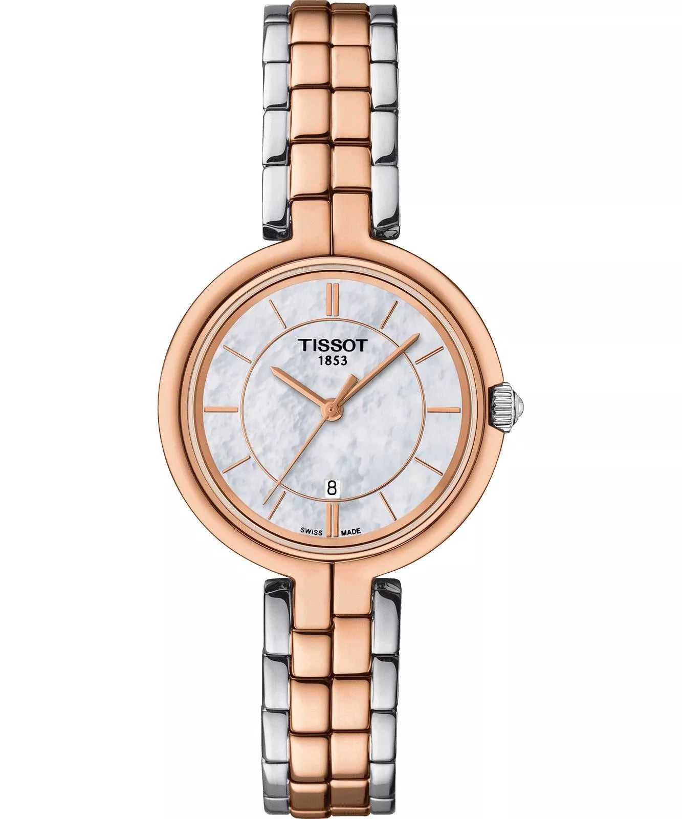 Tissot Flamingo T094.210.22.111.00 – Pearl Dial Ladies Watch - Luxverse