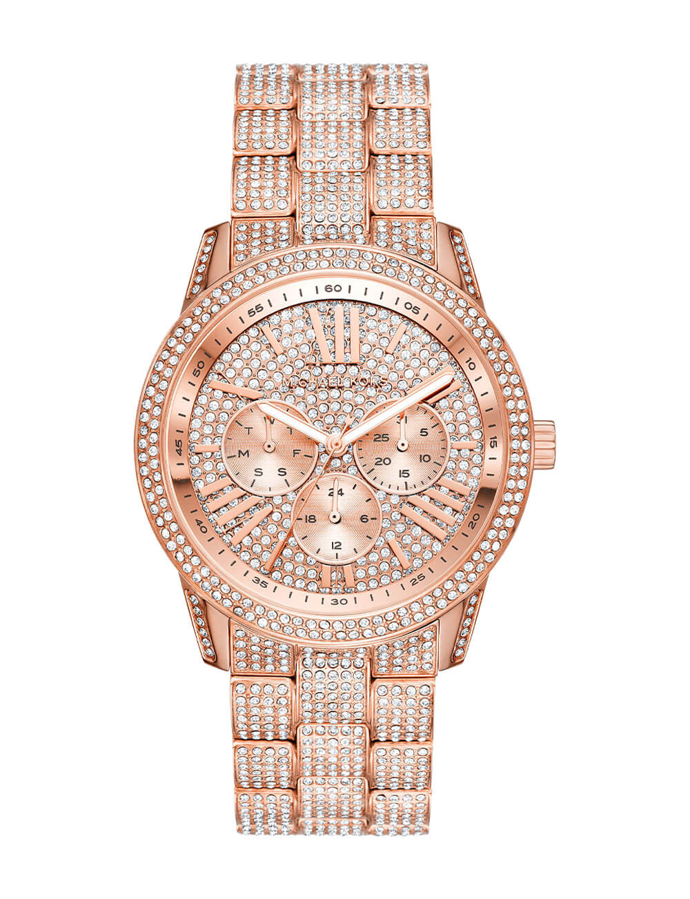 Michael Kors Bradshaw MK6933 women's rose gold crystal watch