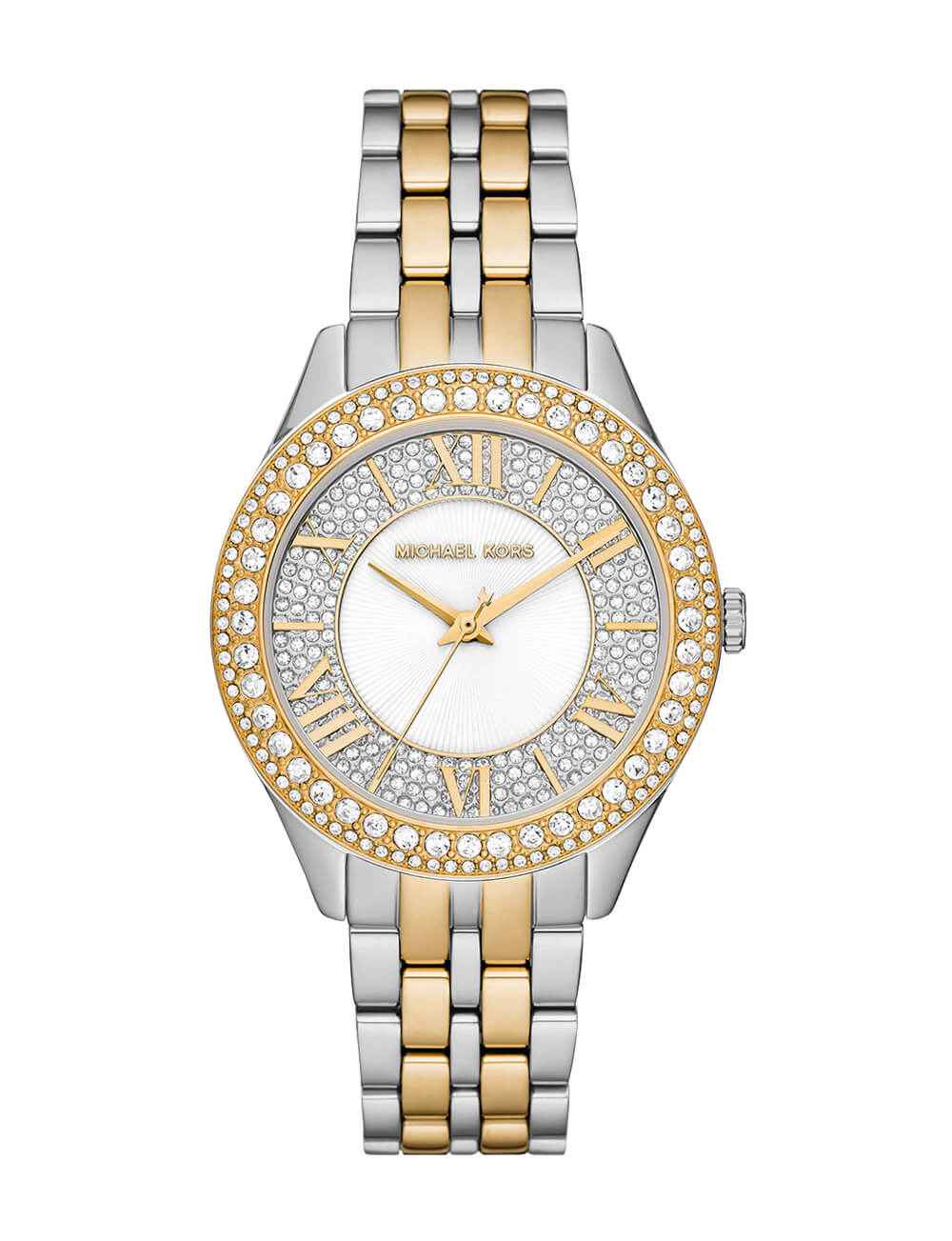 Michael Kors Harlowe MK4811 Women's Silver & Gold Stainless Steel Watch