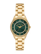 Michael Kors Lauryn MK4737 Women's Green Dial Gold-Tone Stainless Steel Watch