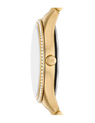 Michael Kors Lauryn MK4737 Women's Green Dial Gold-Tone Stainless Steel Watch