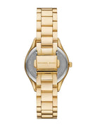 Michael Kors Lauryn MK4737 Women's Green Dial Gold-Tone Stainless Steel Watch