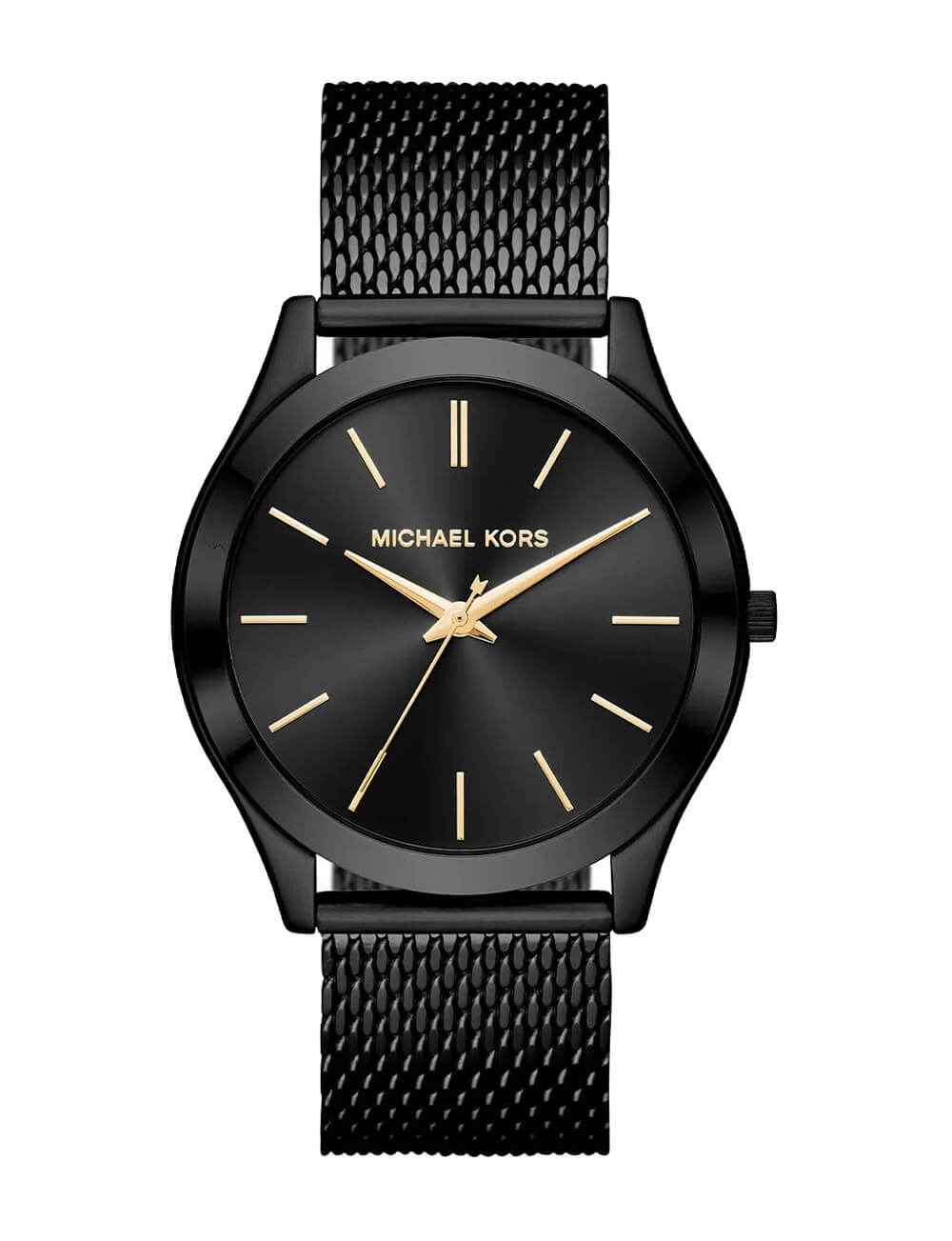 Michael Kors Slim Runway MK8607 Men's Black Stainless Steel Watch