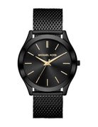 Michael Kors Slim Runway MK8607 Men's Black Stainless Steel Watch