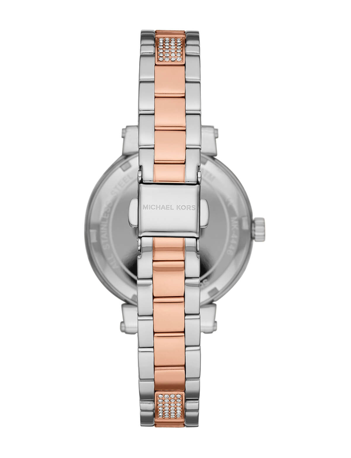 Back case of Michael Kors Sofie MK4446 quartz watch