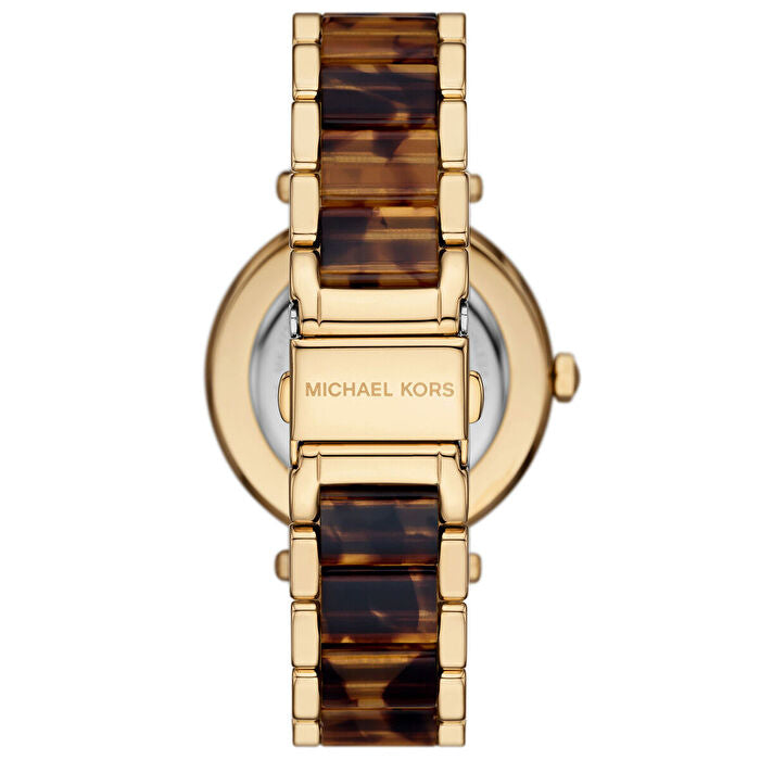 Michael Kors Parker MK7369 tortoiseshell acetate bracelet watch
