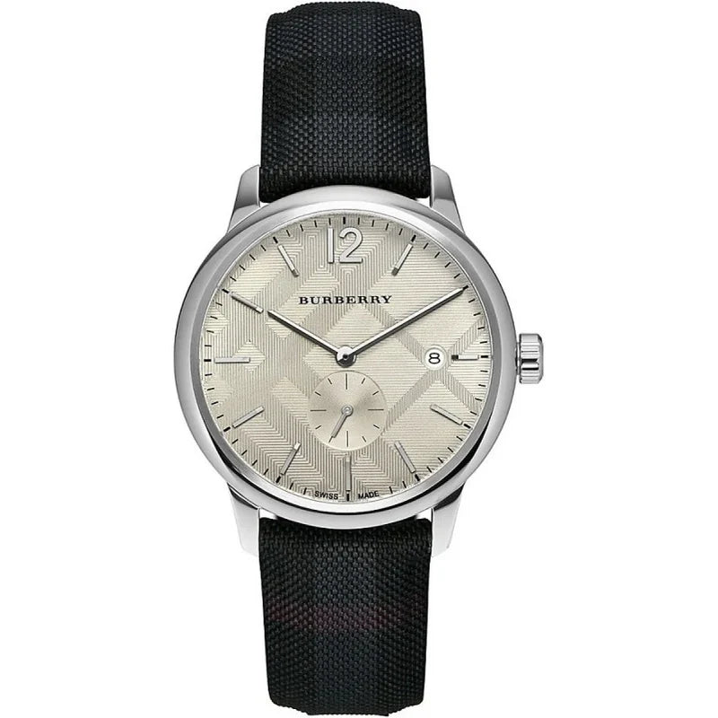 Burberry Check Stamped Quartz BU10008 – Men’s Watch - Luxverse