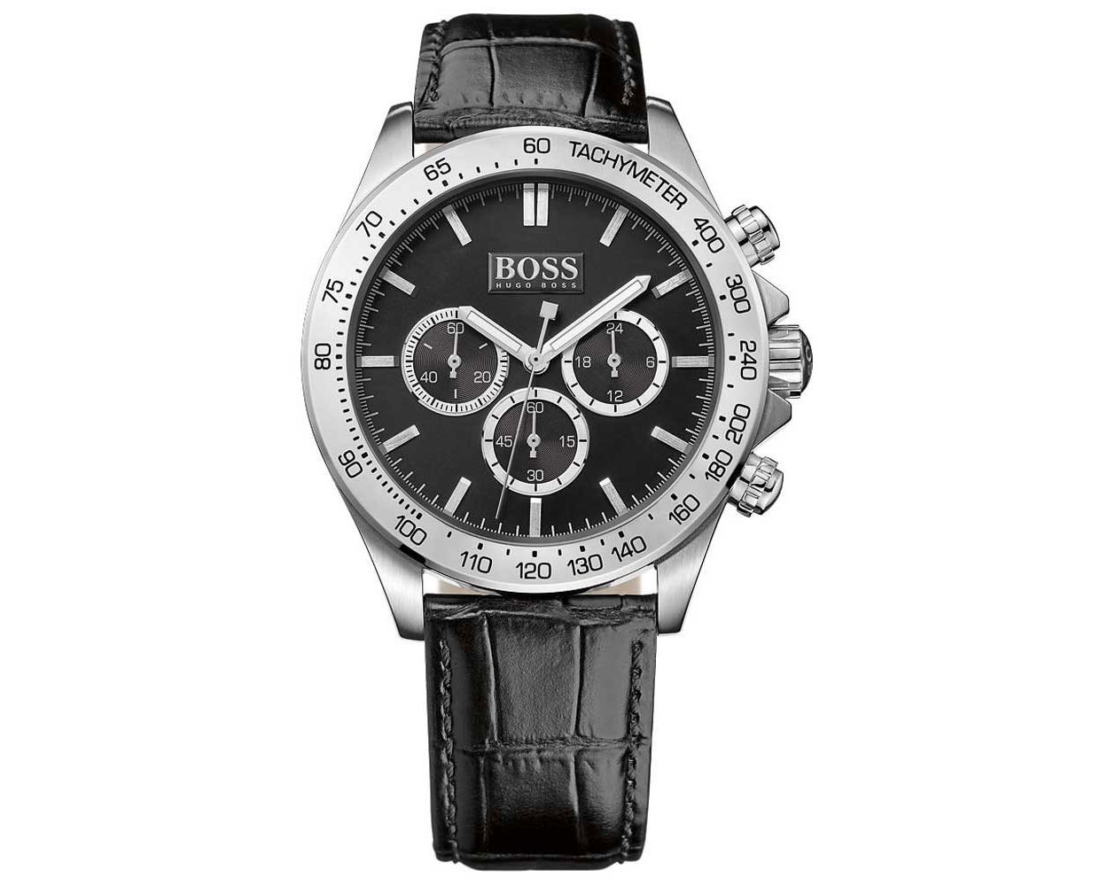 Hugo Boss Chronograph Gents Leather Watch HB1513178 – Men’s Watch - Luxverse