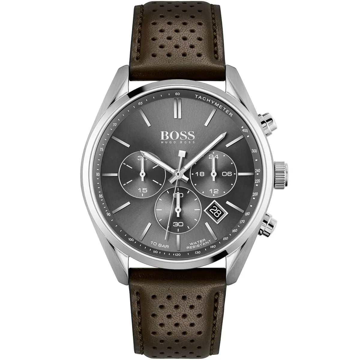 Hugo Boss HB1513815 Champion Brown Leather Watch – Men’s Watch - Luxverse