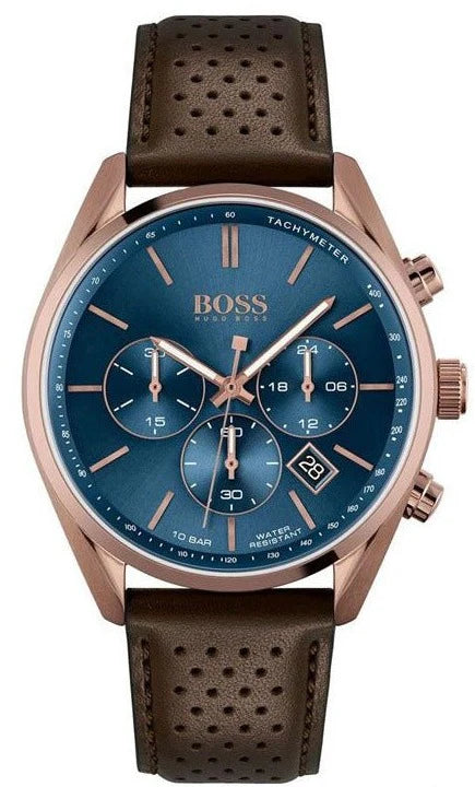 Hugo Boss HB1513817 Leather Watch – Men’s Watch - Luxverse
