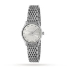 GUCCI G-TIMELESS 29mm Silver Dial Bee Seconds YA1265019-Hand Steel Watch - Luxverse