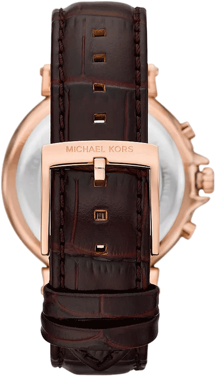 Michael Kors Maren MK7497 rose gold quartz chronograph watch