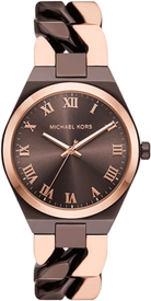 Michael Kors Lennox MK7501 women's two-tone stainless steel watch