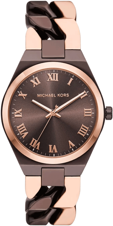 Michael Kors Lennox MK7501 women's two-tone stainless steel watch