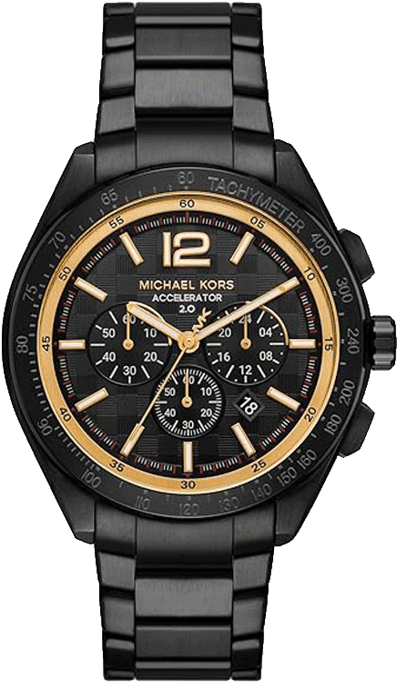 Michael Kors Accelerator 2.0 MK9179 men's black chronograph watch