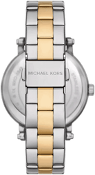 Back case of Michael Kors MKO1049 two-tone bracelet wristwatch