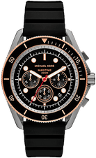 Michael Kors Maritime MK9206 men's bronze silicone chronograph dive watch