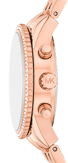 Michael Kors MK7531 rose gold-tone stainless steel bracelet watch