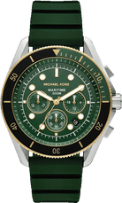 Michael Kors Maritime MK9214 men's two-tone silicone dive watch