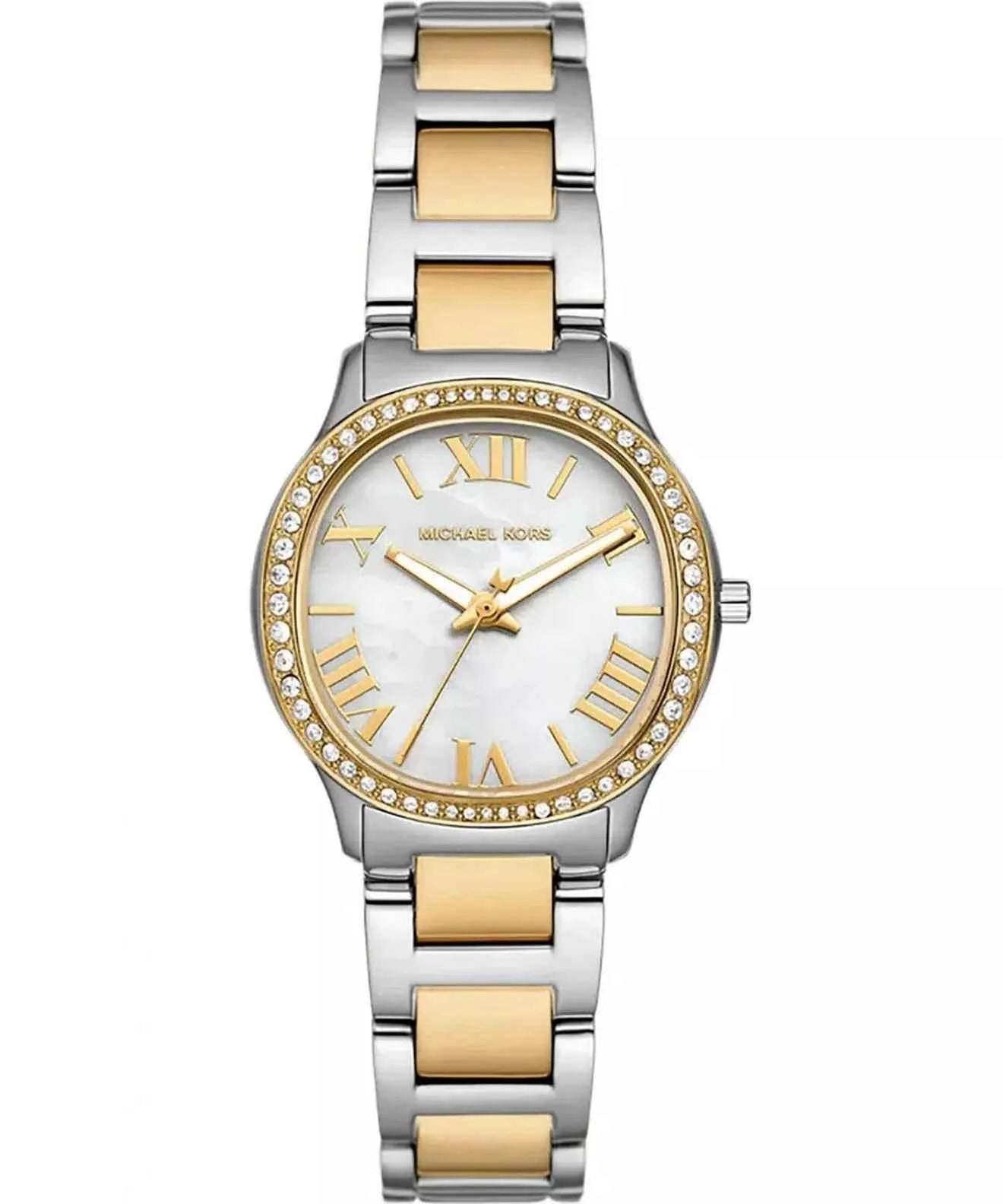 Michael Kors Sage MK4910 Women's Two-Tone Mother of Pearl Watch