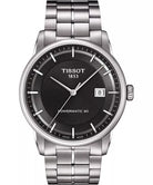Tissot Luxury Powermatic 80 T086.407.11.061.00 Black Dial Silver Steel Men’s Watch - Luxverse