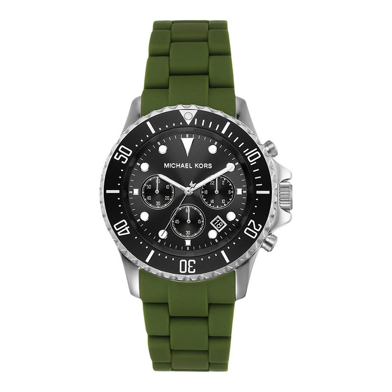 Michael Kors Everest MK8981 men's silver chronograph watch