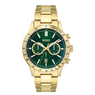 Hugo Boss Allure Chronograph Gold Green Dial HB1513923 – Men’s Watch - Luxverse