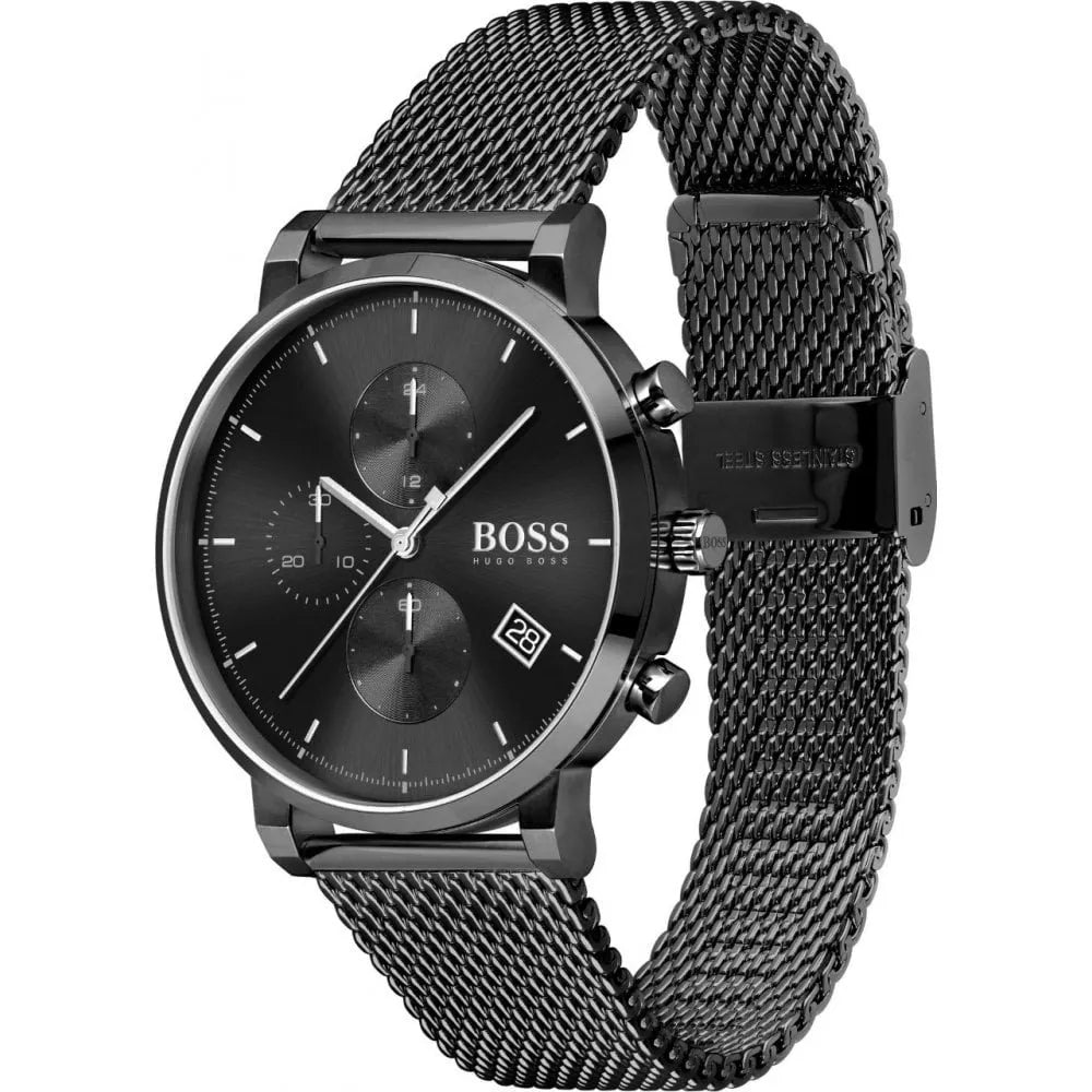 Hugo Boss HB1513813 Integrity Black Wristwatch – Men’s Watch - Luxverse