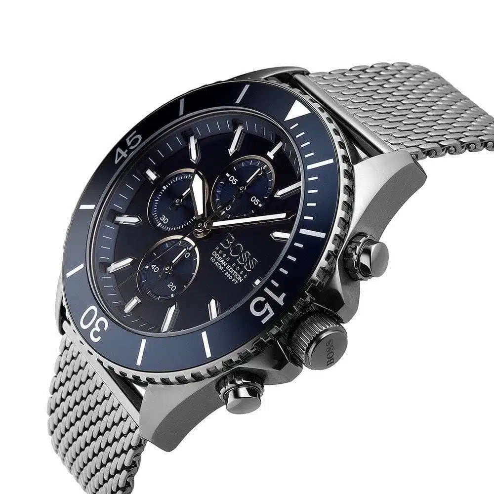 Hugo Boss HB1513702 Dark Grey Ocean Edition - Men’s Watch - Luxverse