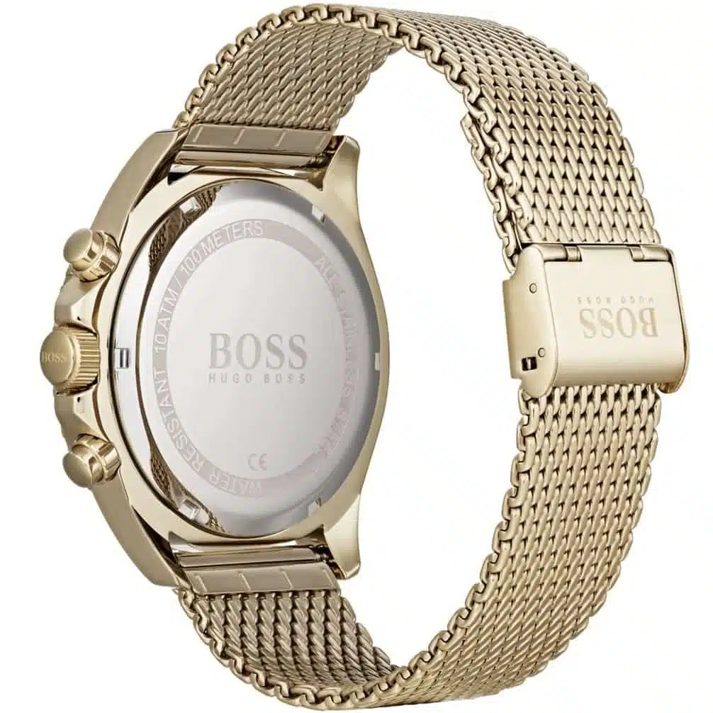 Hugo Boss HB1513703 Ocean Edition Gold - Men’s Watch - Luxverse