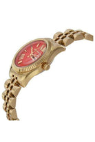 Michael Kors Petite Lexington MK3284 Women's Orange Dial Stainless Steel Watch
