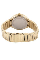 Back case of Michael Kors MK3481 gold bracelet wristwatch