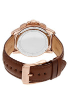 Back case of Michael Kors MK8519 quartz men's leather wristwatch