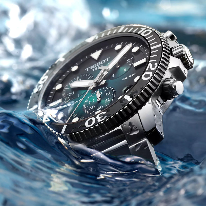 Tissot Seastar 1000 T120.417.11.091.01 Quartz Chronograph Men’s Watch - Luxverse