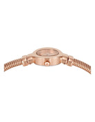 Michael Kors MK7528 rose gold-tone stainless steel tubogas strap watch