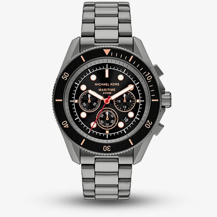 Michael Kors Maritime MK9204 men's bronze chronograph dive watch
