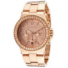 Michael Kors MK6213 rose gold chronograph dial watch