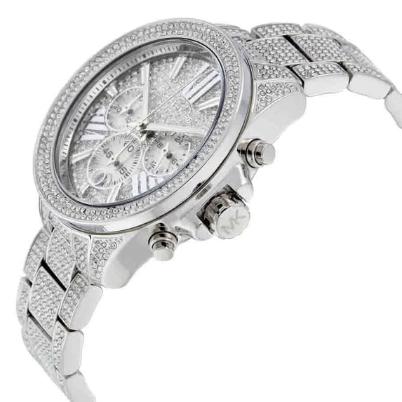 Michael Kors Wren MK6317 oversized silver bracelet watch