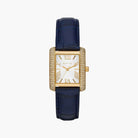 Michael Kors Emery MK2982 Women's White Dial Blue Leather Watch