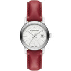Burberry The City Silver Dial Red Leather BU9123 – Women’s Watch - Luxverse
