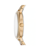 Side profile of Michael Kors Nia MK3989 women's watch