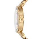 Michael Kors MK7369 gold dial crystal watch