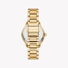 Back view of Michael Kors MK4805 quartz watch with gold stainless steel case