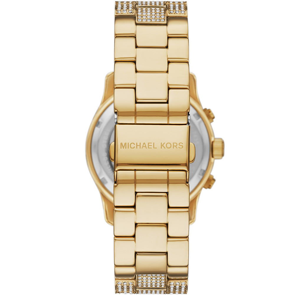 Michael Kors Runway MK7435 gold dial quartz watch